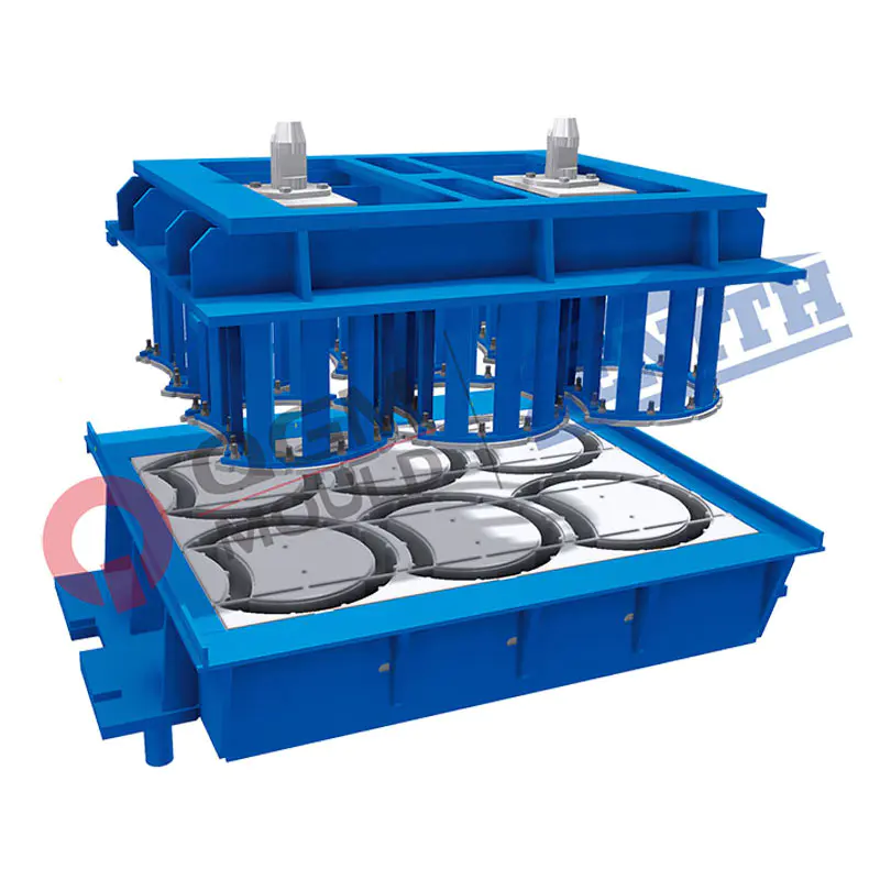 Steel brick machine molds